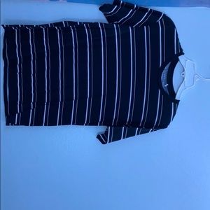 Pacsun Black and White Stripped Shirt (S)